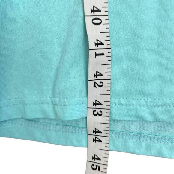 𝅺momo‎ New York Shirt Dress Maxi Color Block Red Blue Asymmetrical Hem OS - Picture 13 of 13